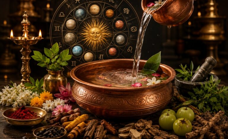 ನವಗ್ರಹ ಪೀಡಾ ನಿವಾರಣೆಗೆ ಗ್ರಹಸ್ನಾನ: ಶಾಸ್ತ್ರೋಕ್ತ ಪರಿಹಾರ ವಿಧಾನಗಳು